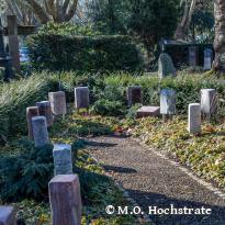 Breite Wege und eine großflächige Begrünung